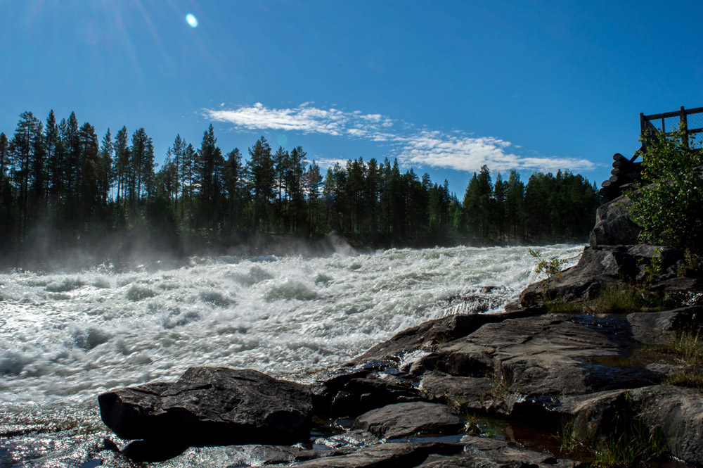 Starforsen rapid, Swedish Lapland.