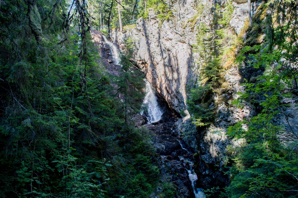 Styggforsen waterfall. 