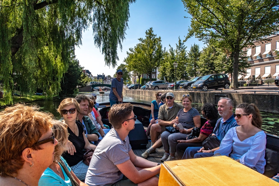 Rondvaart in Leiden Leidse Rederij