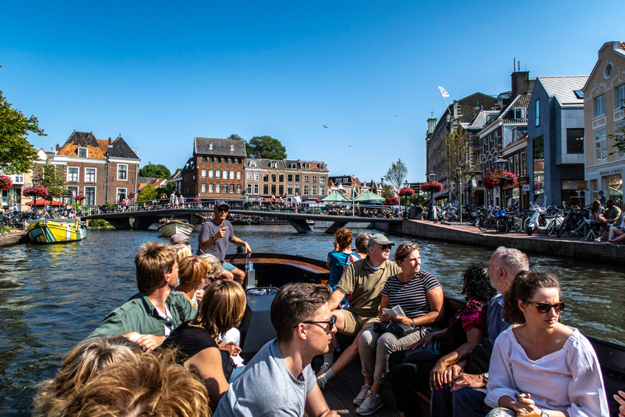 Rondvaart in Leiden Leidse Rederij