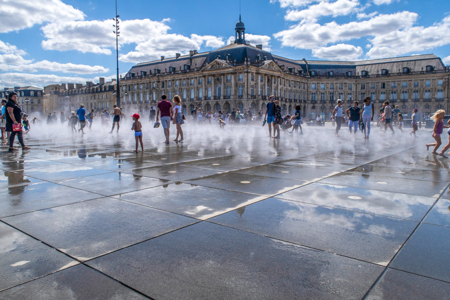 Miroir d'Eau Bordeaux Bezienswaardigheden Tips Frankrijk