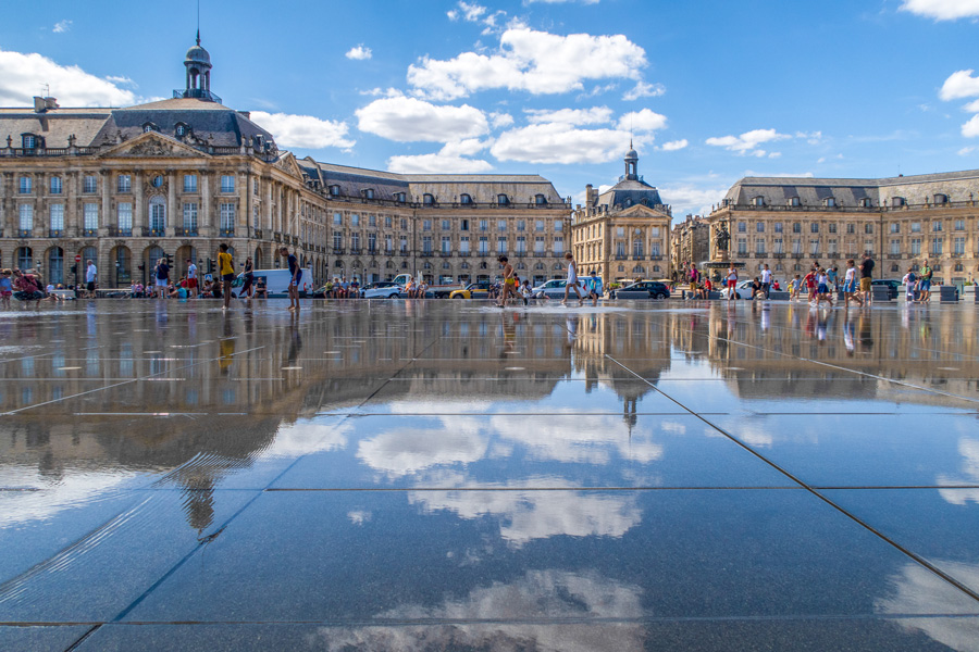 Miroir d'Eau Bordeaux Bezienswaardigheden Tips Frankrijk