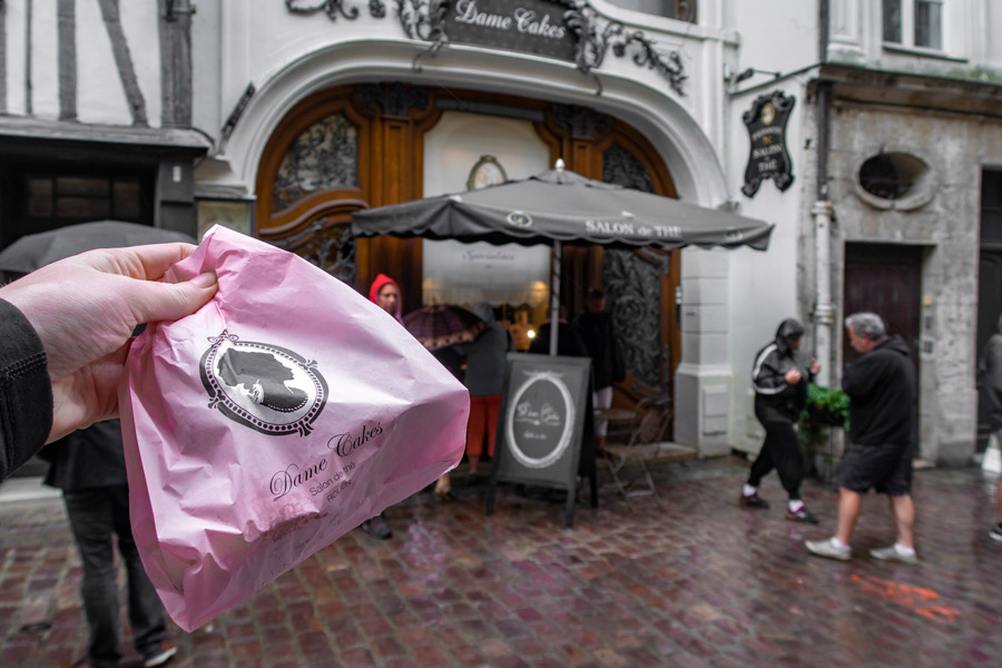 Theehuis Dame Cake Rouen Normandië Frankrijk