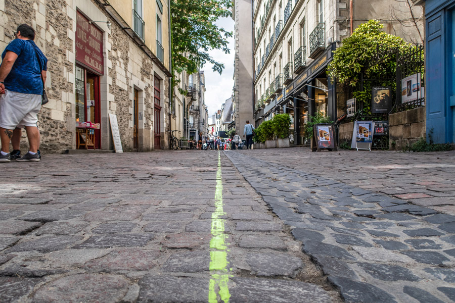 Nantes Frankrijk Centrum Bezienswaardigheden Groene lijn