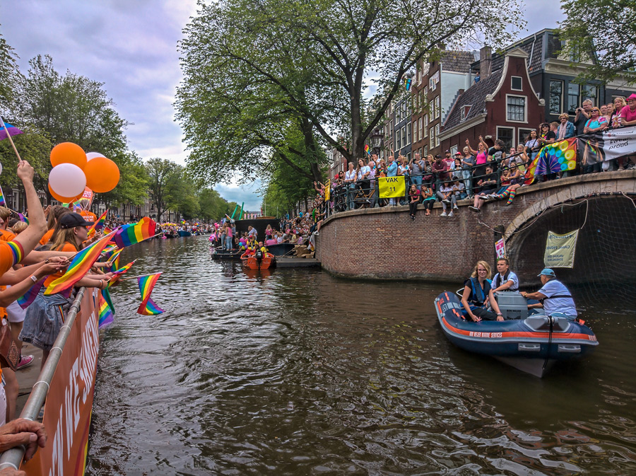 Canal Parade Amsterdam 2019 grachten