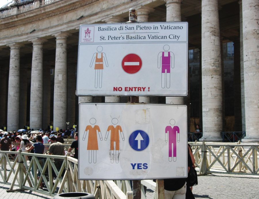 dresscode visiting vatican city what to wear